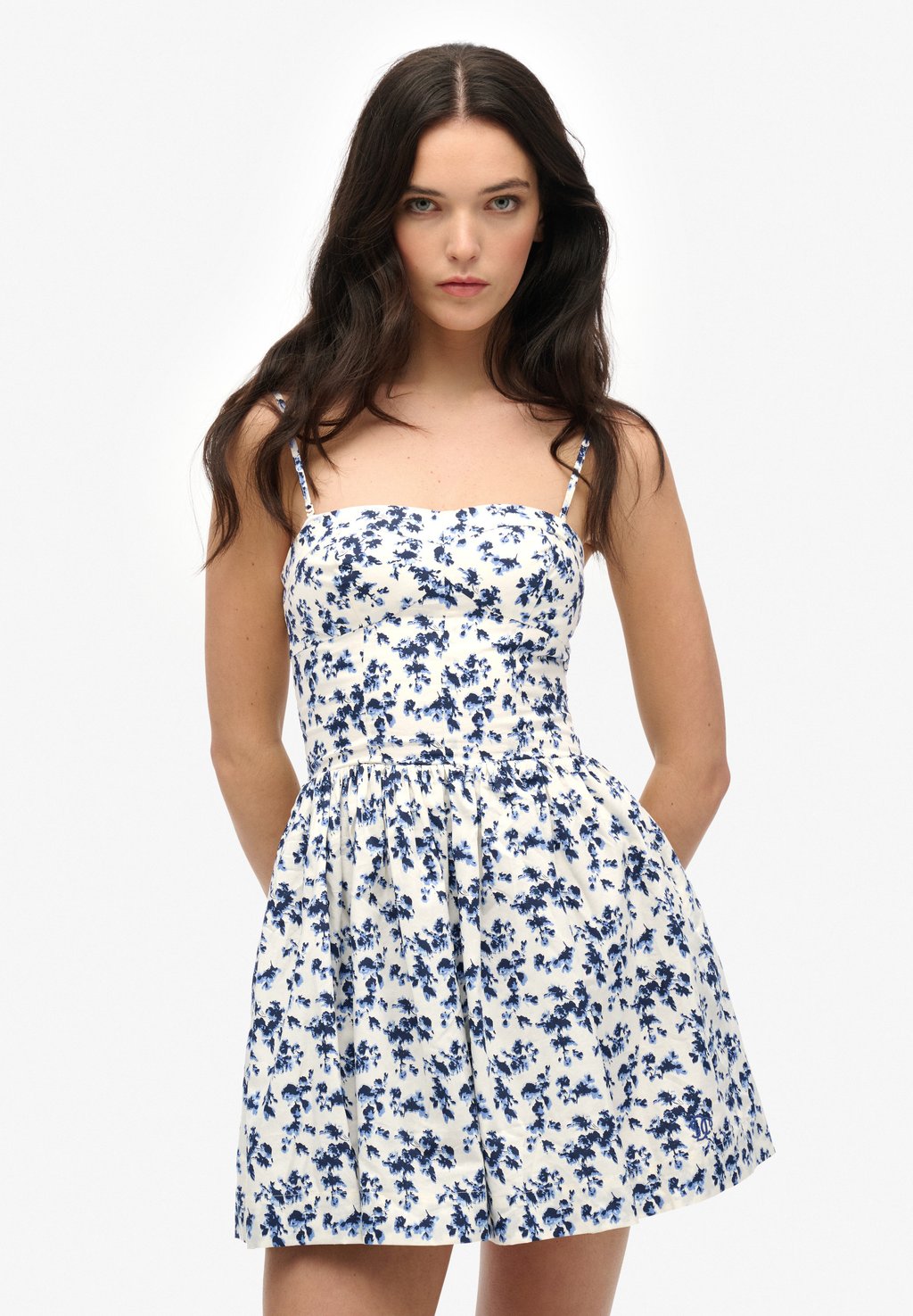 

Повседневное платье CORSET CAMI MINI Superdry, синий