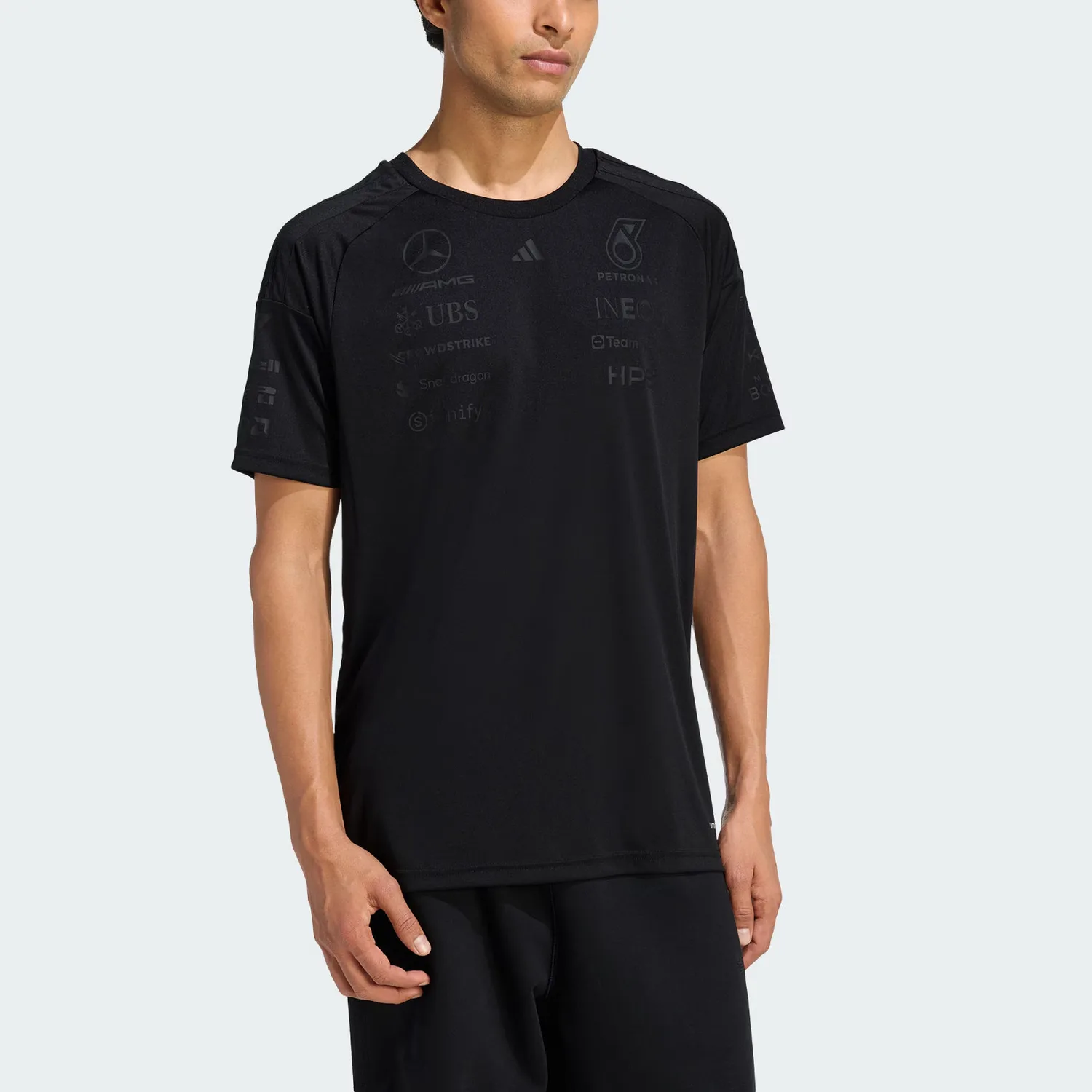 Футболка Mercedes AMG Petronas Formula 1 Team Racing Adidas, черный — фото 3