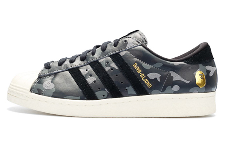 

Кроссовки Adidas Originals Superstar 80s Undefeated Bape Black Camo