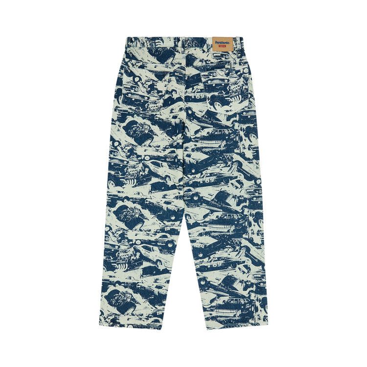 Джинсы Supreme x HYSTERIC GLAMOUR Cars Baggy Jean, Washed Indigo — фото 2
