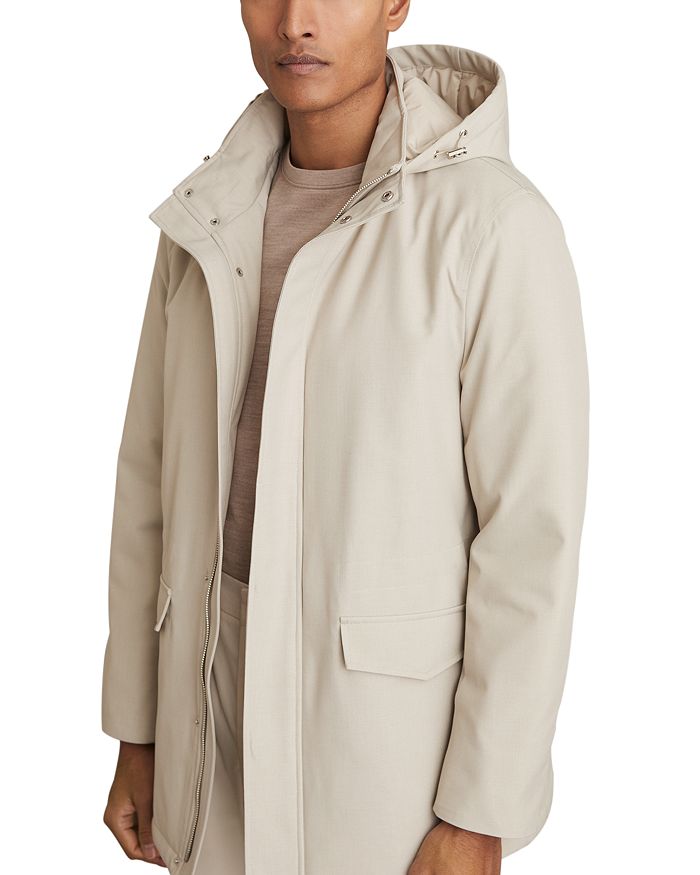 

Куртка из нейлона с капюшоном Lucan REISS, коричневый/бежевый