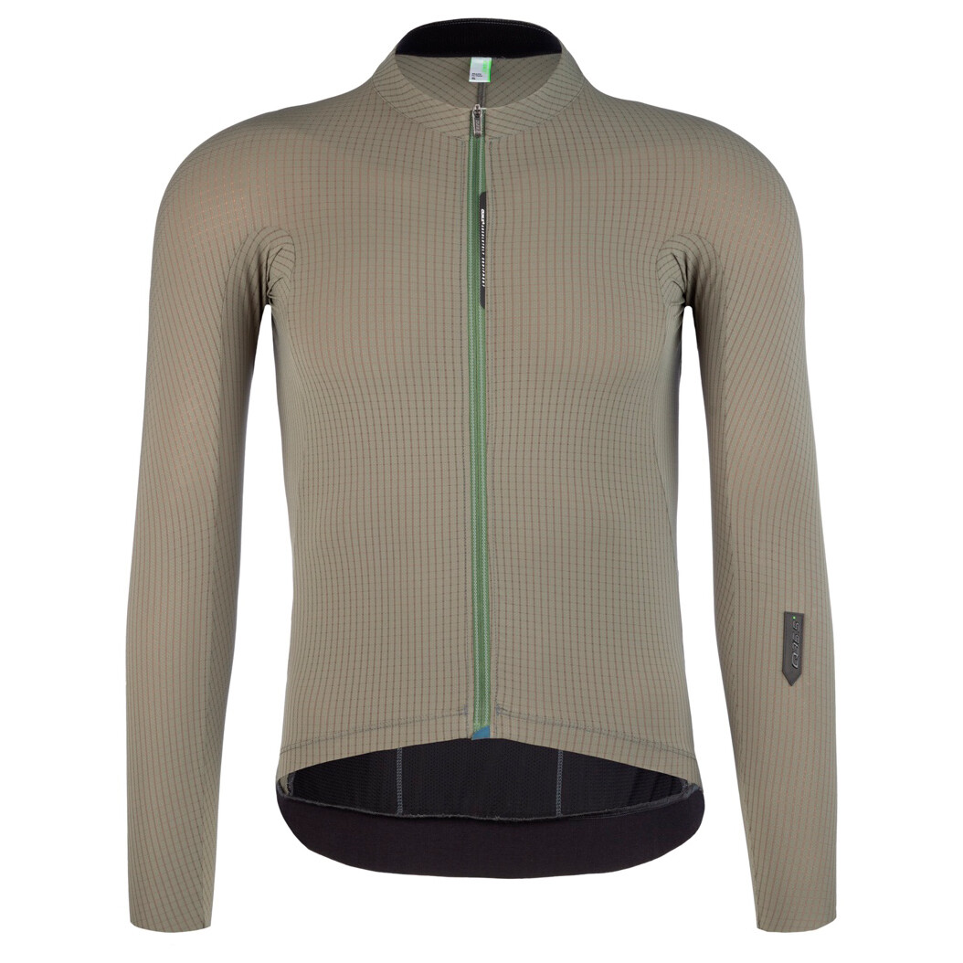 

Велосипедный трикотаж Q36 5 Jersey long sleeve L1 Pinstripe X, цвет Olive Green