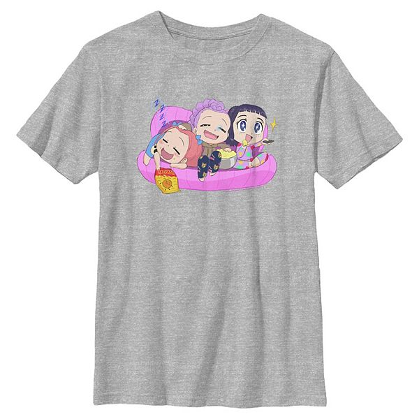 

Футболка с принтом Boys 8-20 kpop demon hunters cutie group Licensed Character