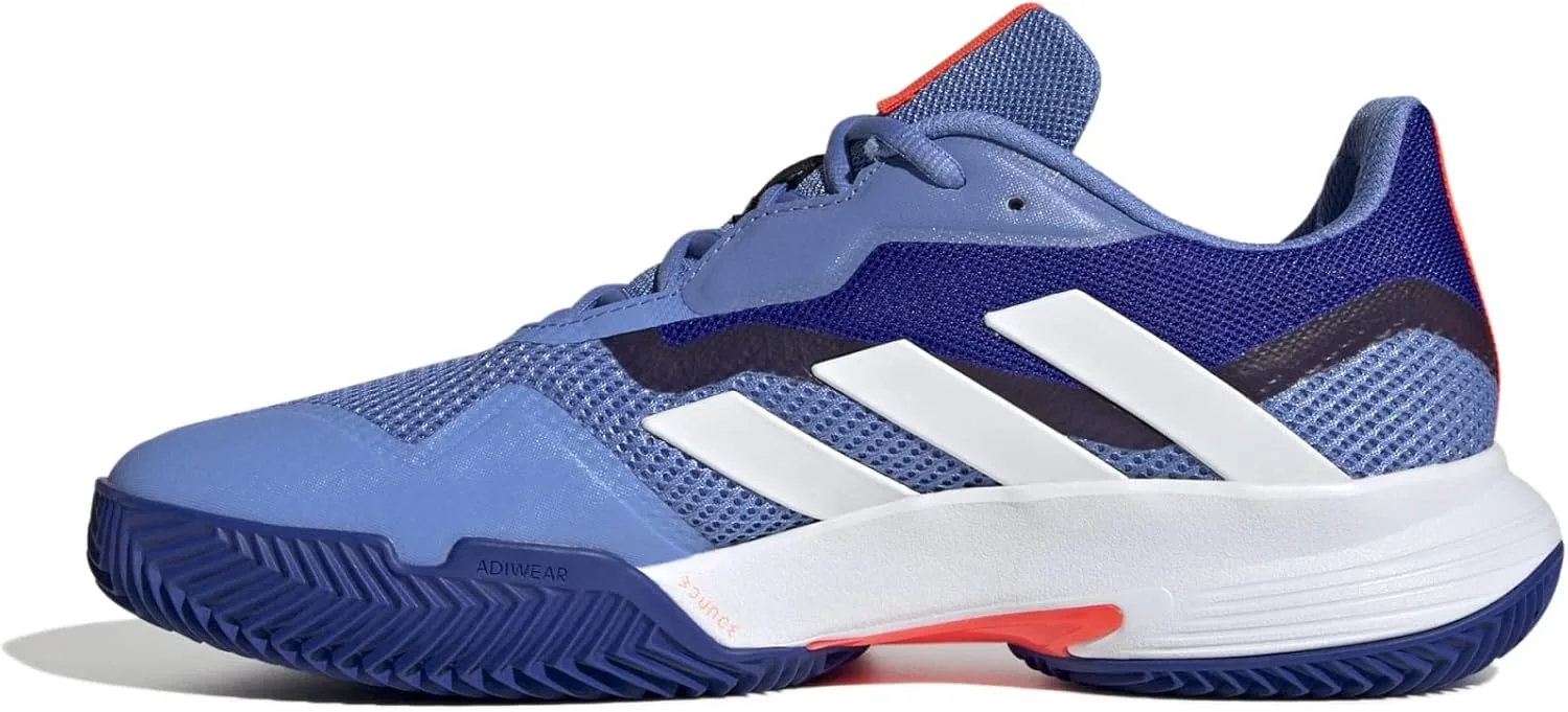 Мужские кроссовки Courtjam Control M ClayShoes - низкие (не для футбола) adidas, белый