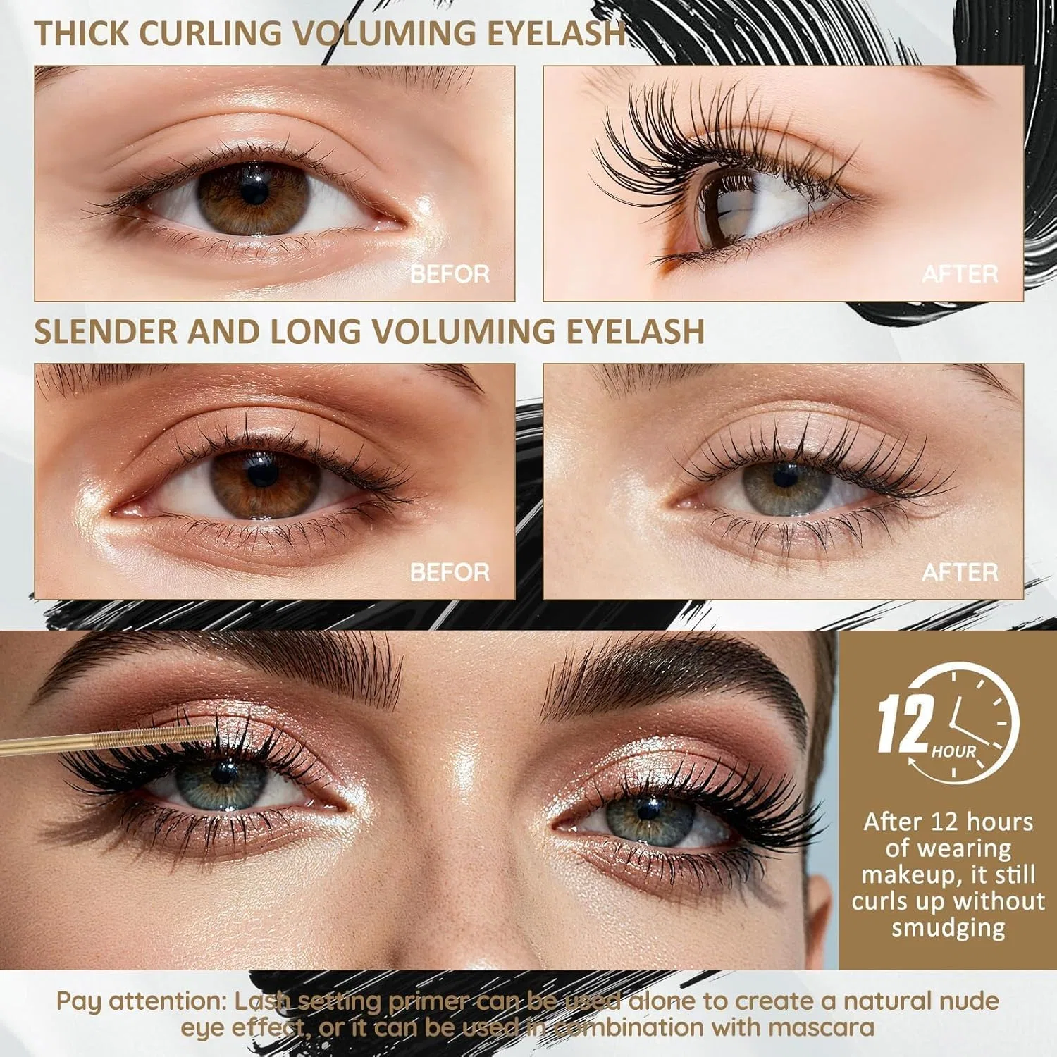 Металлическая тушь для ресниц Prreal Prreal, 1Pcs — фото 4