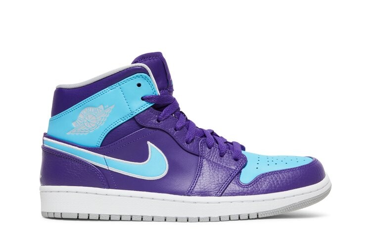 

Кроссовки Air Jordan 1 Mid 'Hornet', фиолетовый