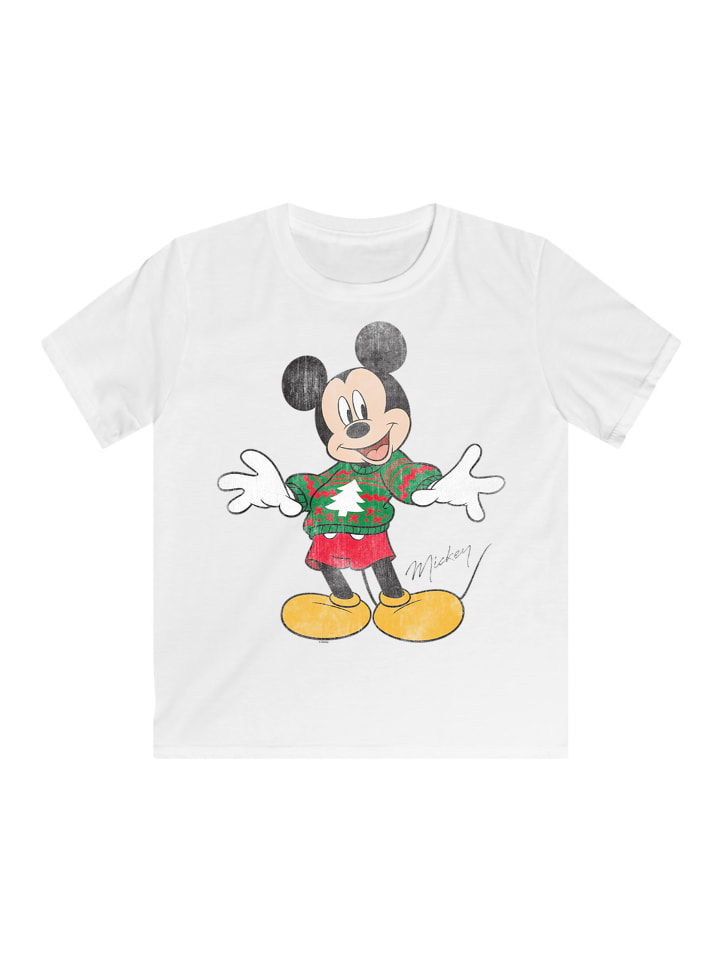 

Футболка F4NT4STIC Disney Micky Maus Weihnachten, белый