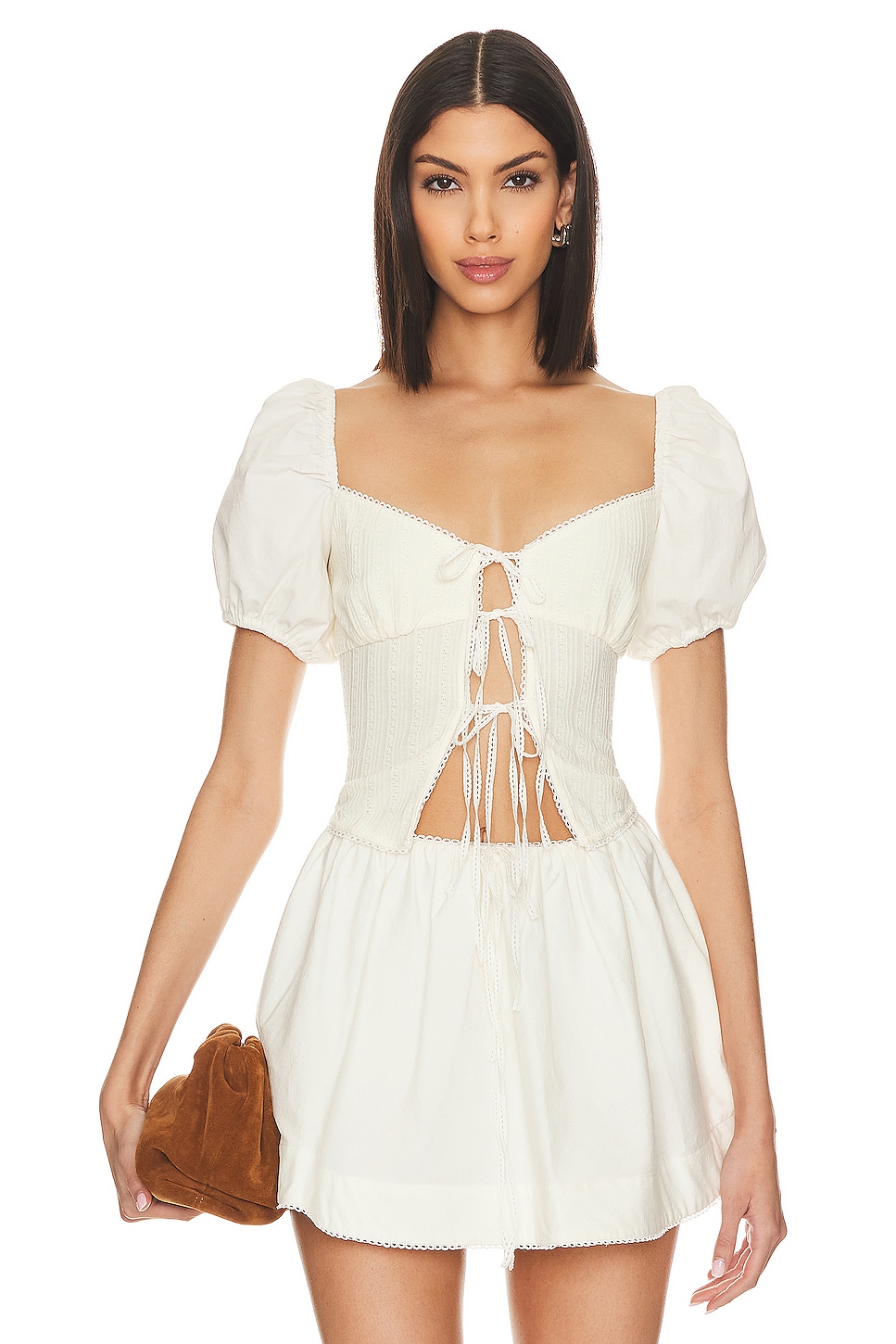 

Билли топ For Love & Lemons, бежевый