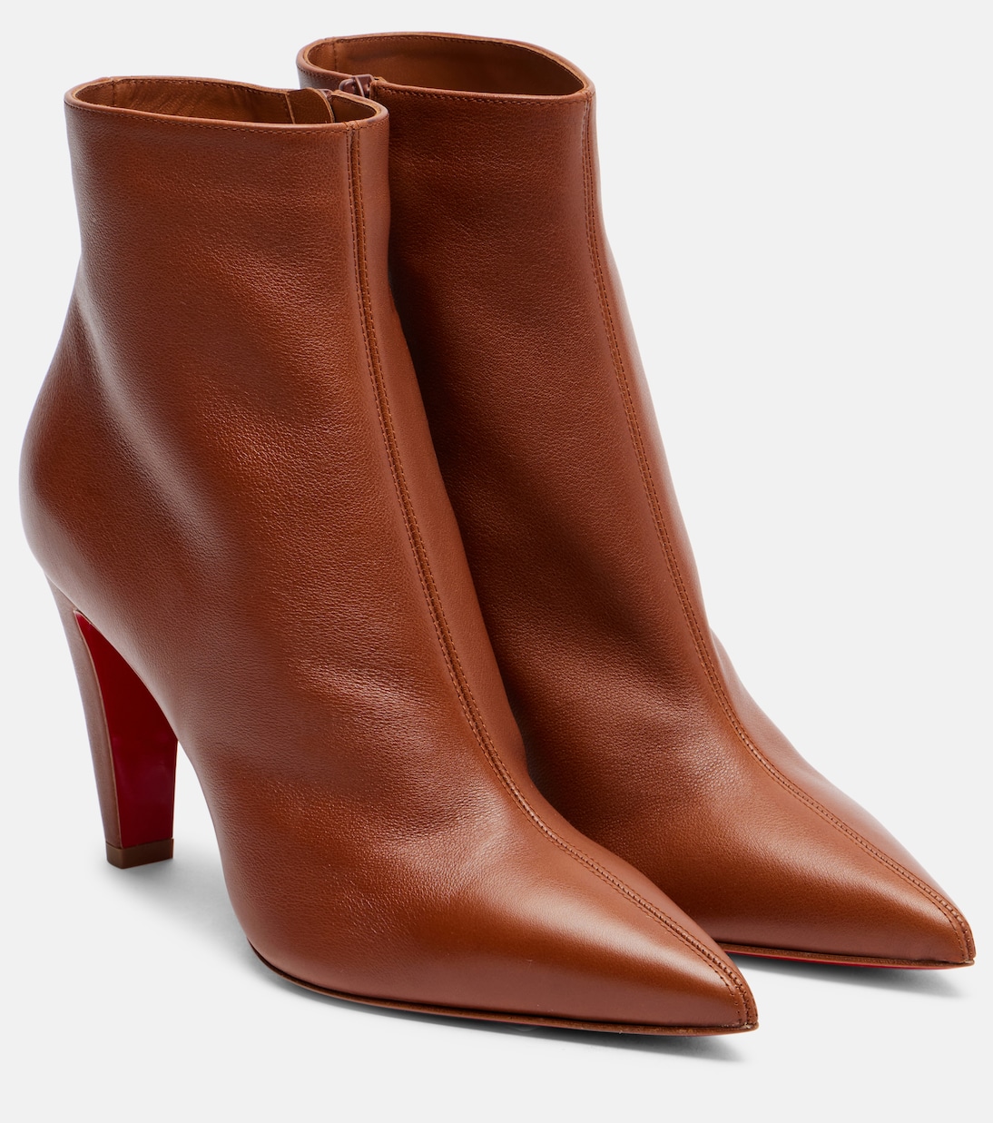 Vibella 85 кожаные ботинки по щиколотку Christian Louboutin, Cuoio