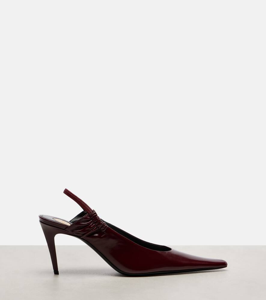 Туфли-лодочки Anne-Marie на ремешке Saint Laurent, Vintage Bordeaux — фото 4