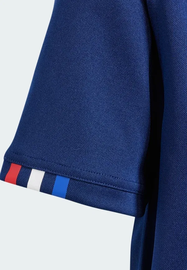 Футболка детская France rugby home kids national team wear Adidas Performance, темно-синий — фото 4