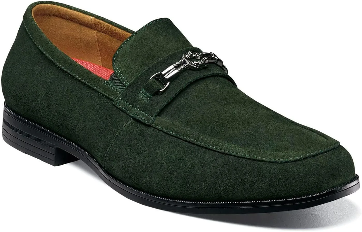 Мужские лоферы Stacy Adams Ravelle Moc Toe Bit Slip On, зеленый