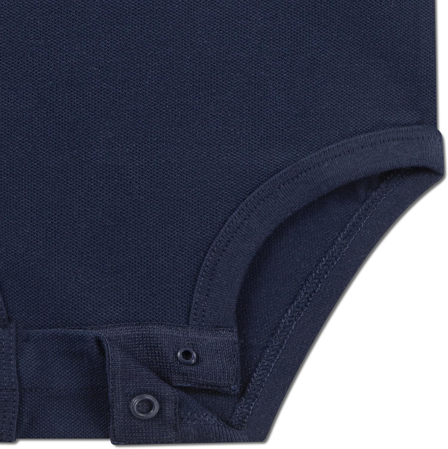 Laceste Unisex Baby Classic Pique Polo Bodysuit Lacoste, Navy Blue — фото 3