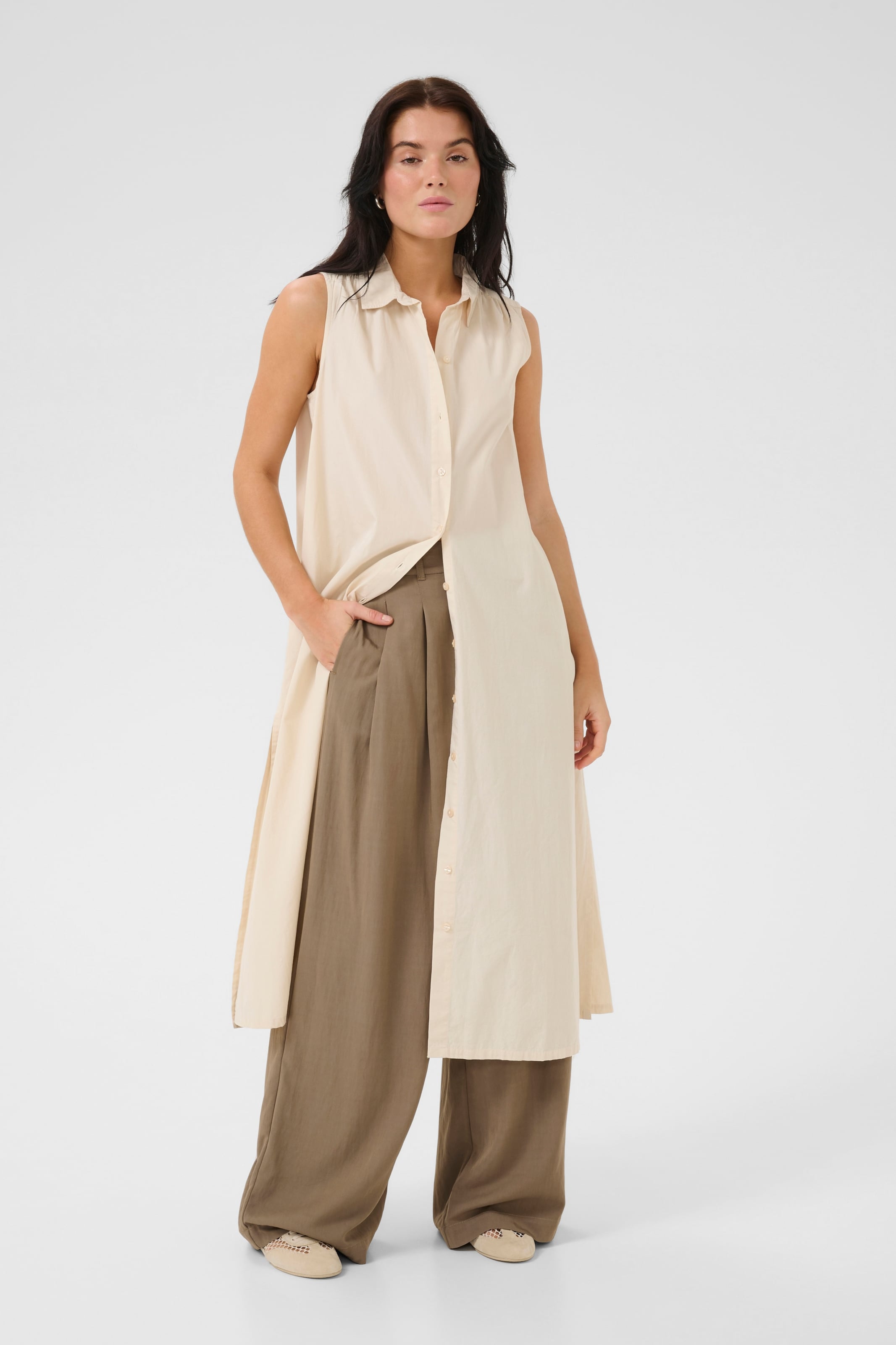 

My Essential Wardrobe Платье 'Sunna' в бежевом цвете