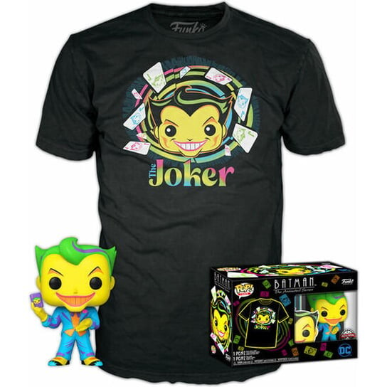 

Набор Figura Pop & Tee Dc Comics Эксклюзивный Бэтмен Джокер Funko, Черный, Набор Figura Pop & Tee Dc Comics Эксклюзивный Бэтмен Джокер Funko