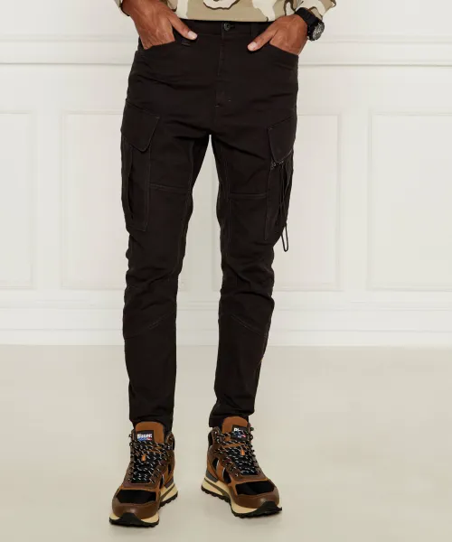 

Брюки-Карго с 3D-молнией Skinny fit G-Star Raw, черный
