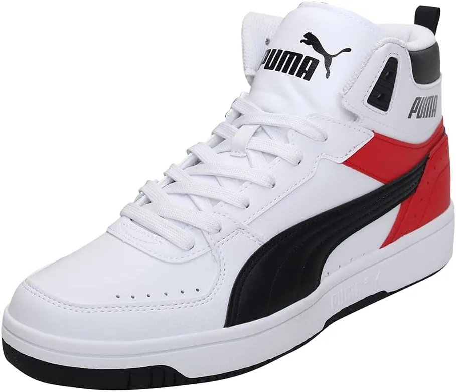 Кроссовки Puma унисекс Puma Rebound JoySneaker, белый/черный/красный
