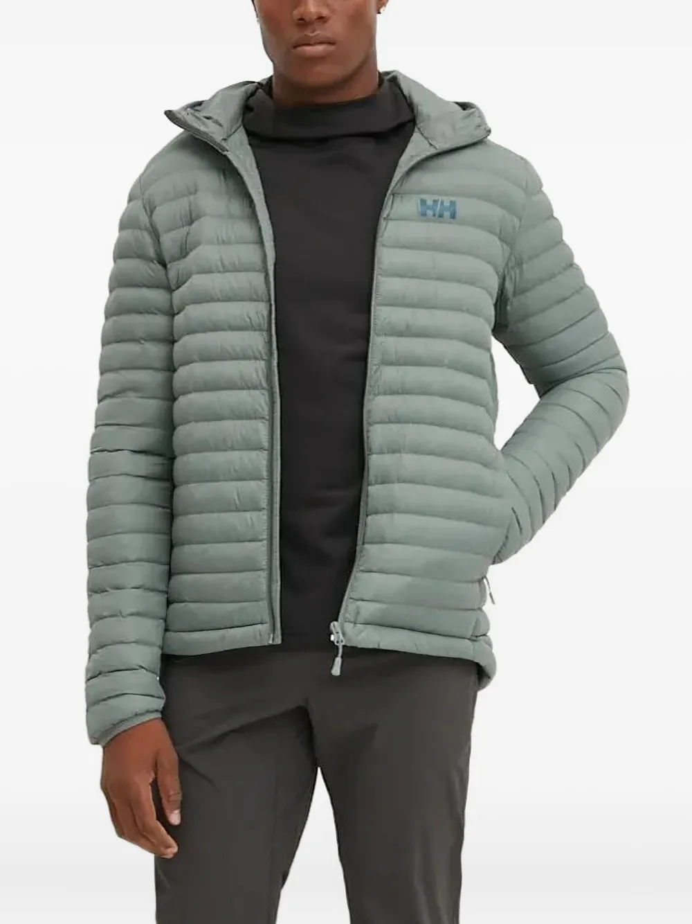 

Стеганая куртка с капюшоном Helly Hansen, зеленый