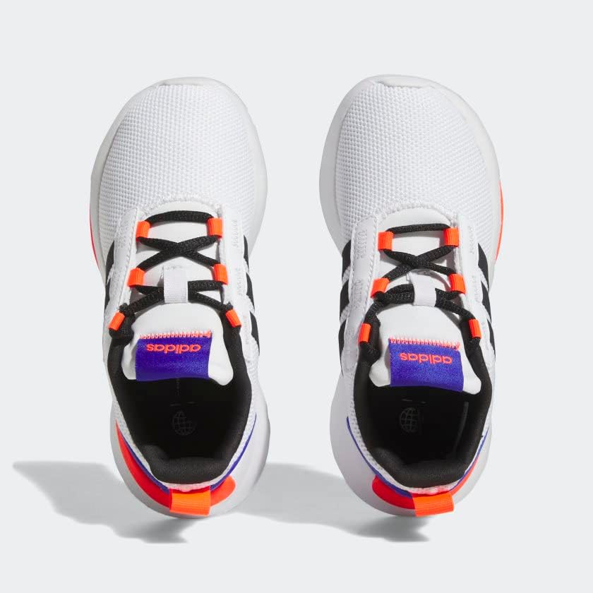 Кроссовки для мальчиков adidas Racer TR21, белый/черный/голубой — фото 3