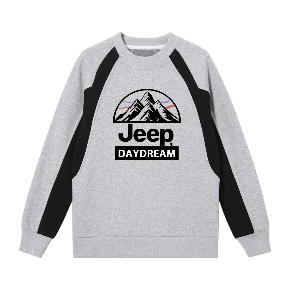 Свитшот детский Grade School с круглым вырезом Moderate Jeep, Black Gray — фото 3
