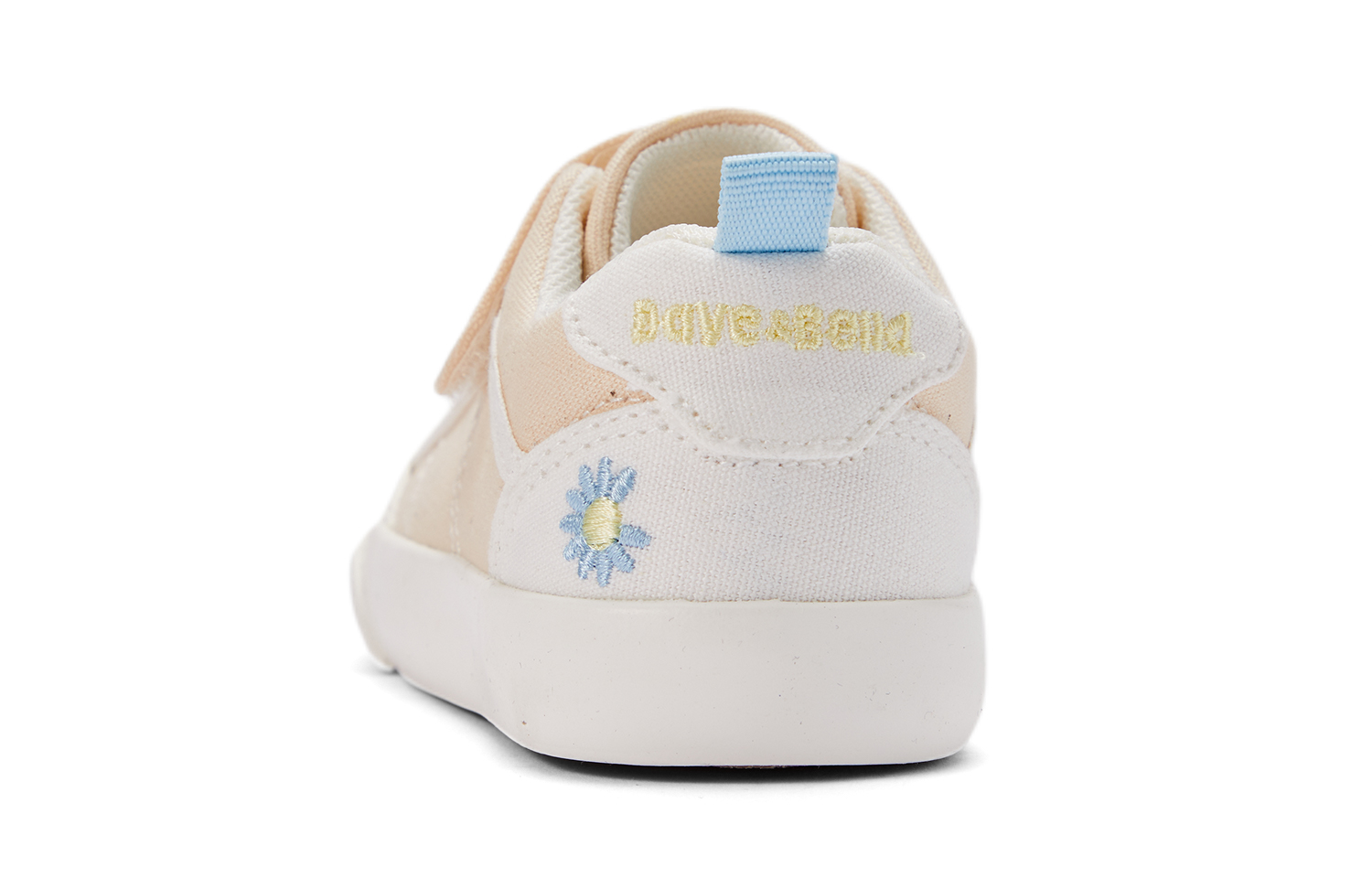Детские противоскользящие износостойкие дышащие легкие низкие кеды Kids Canvas Shoes DAVE&BELLA, Apricot — фото 4
