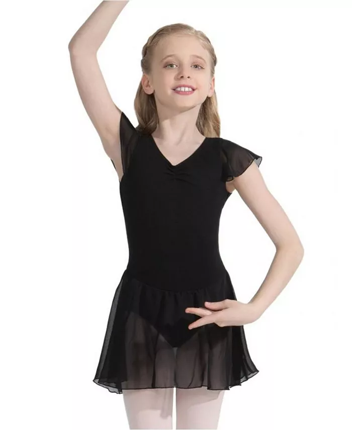 

Платье для девочек с рукавами-фонариками Capezio, черный