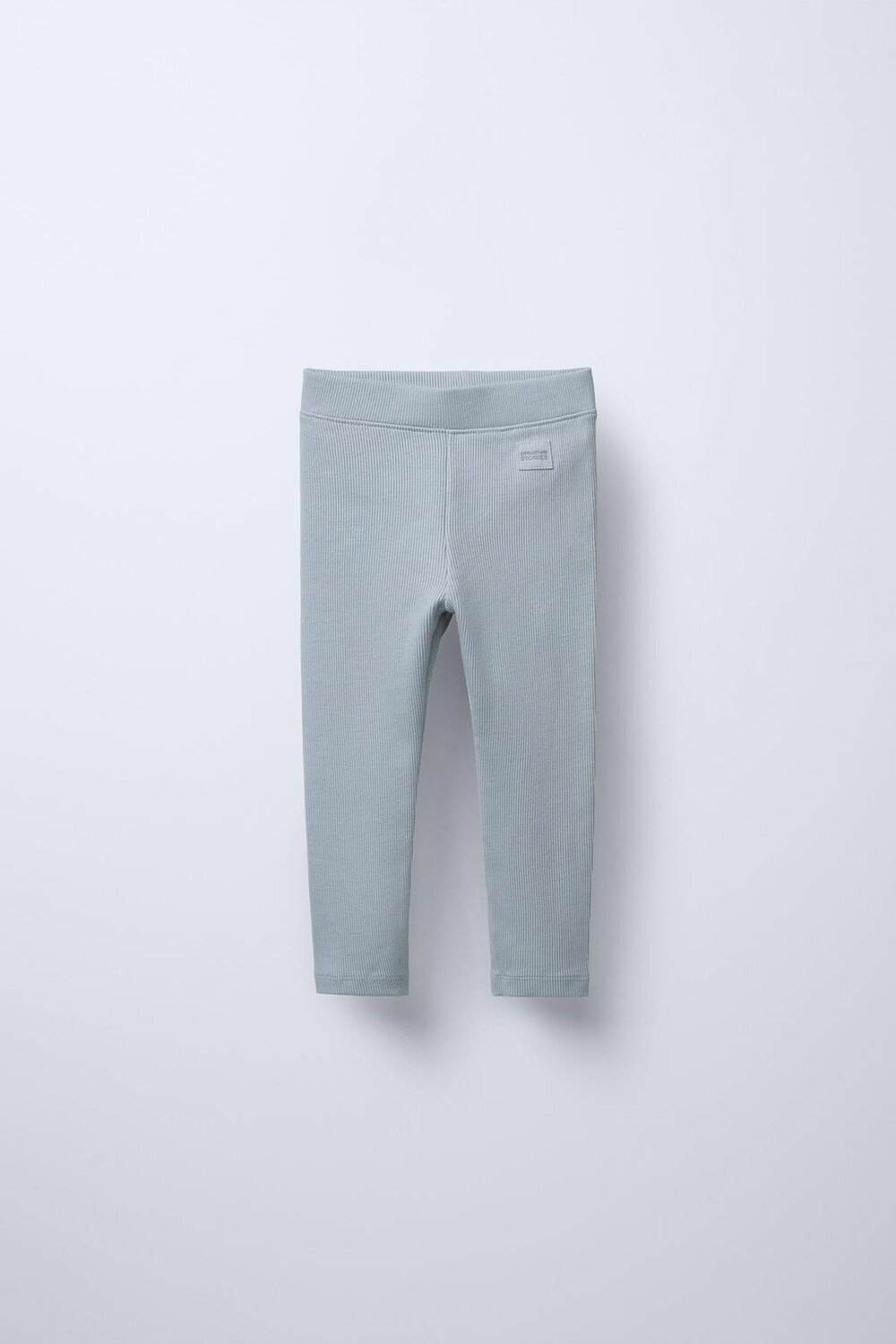 

Леггинсы в рубчик с этикеткой ZARA, цвет морской волны