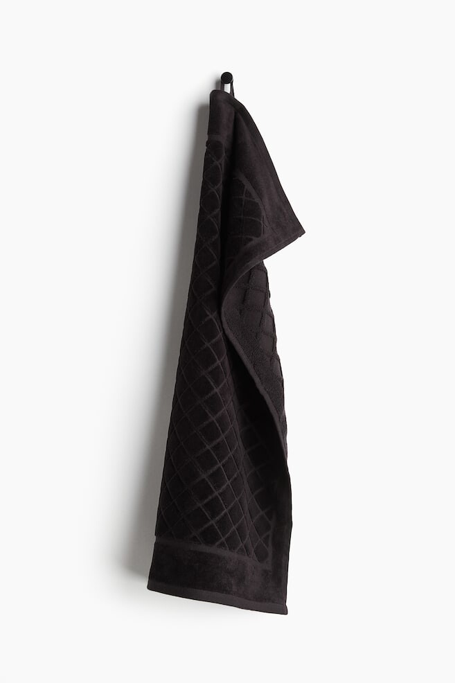 

Велюровое полотенце H&M, 50x70 см, черный
