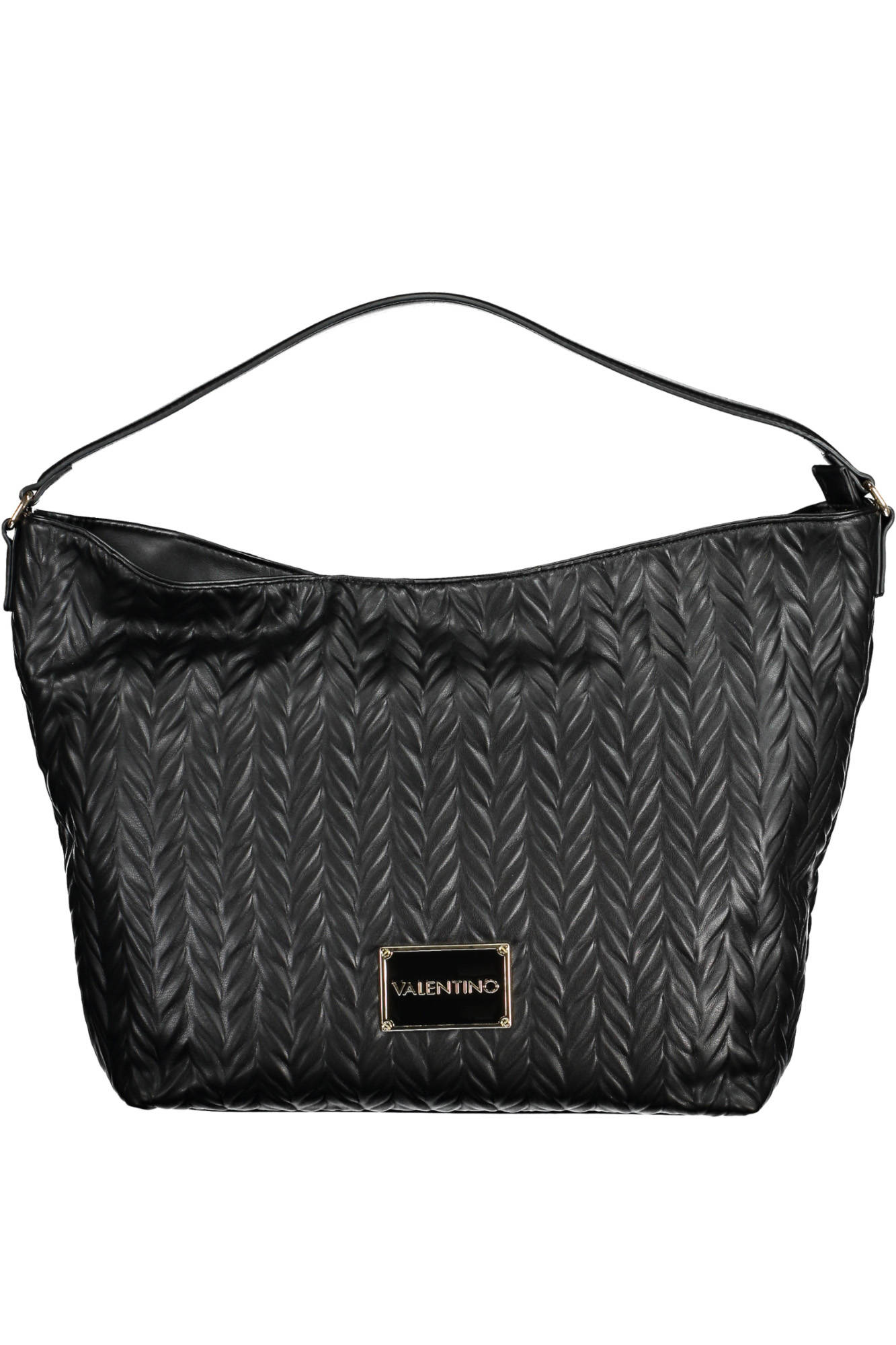 

Женская сумка Valentino Bags хобо с тиснением и логотипом, черный