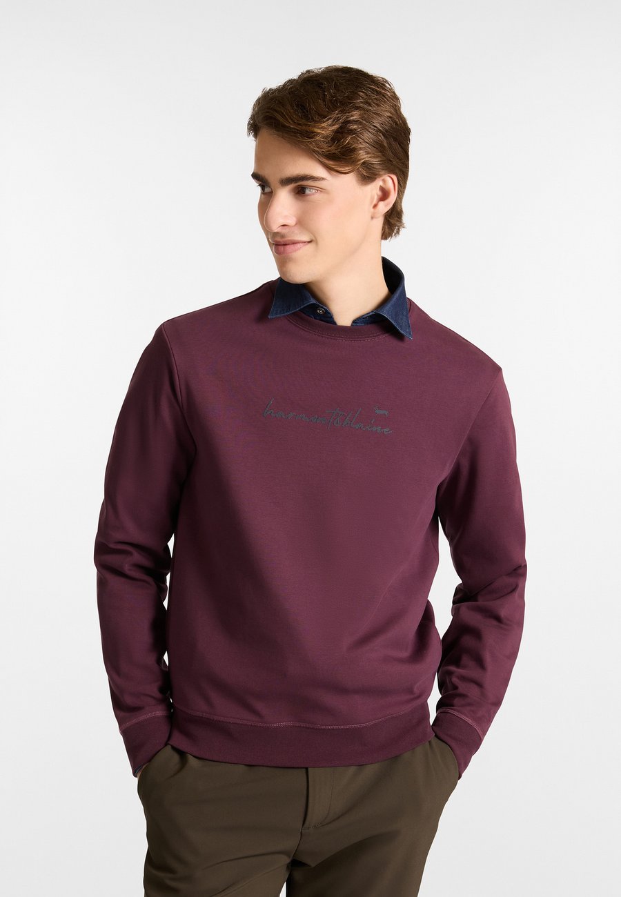 

Толстовка Harmont & Blaine PARICOLLO CON LOGO 3D, Bordeaux Screziato/Mottled Bordeaux