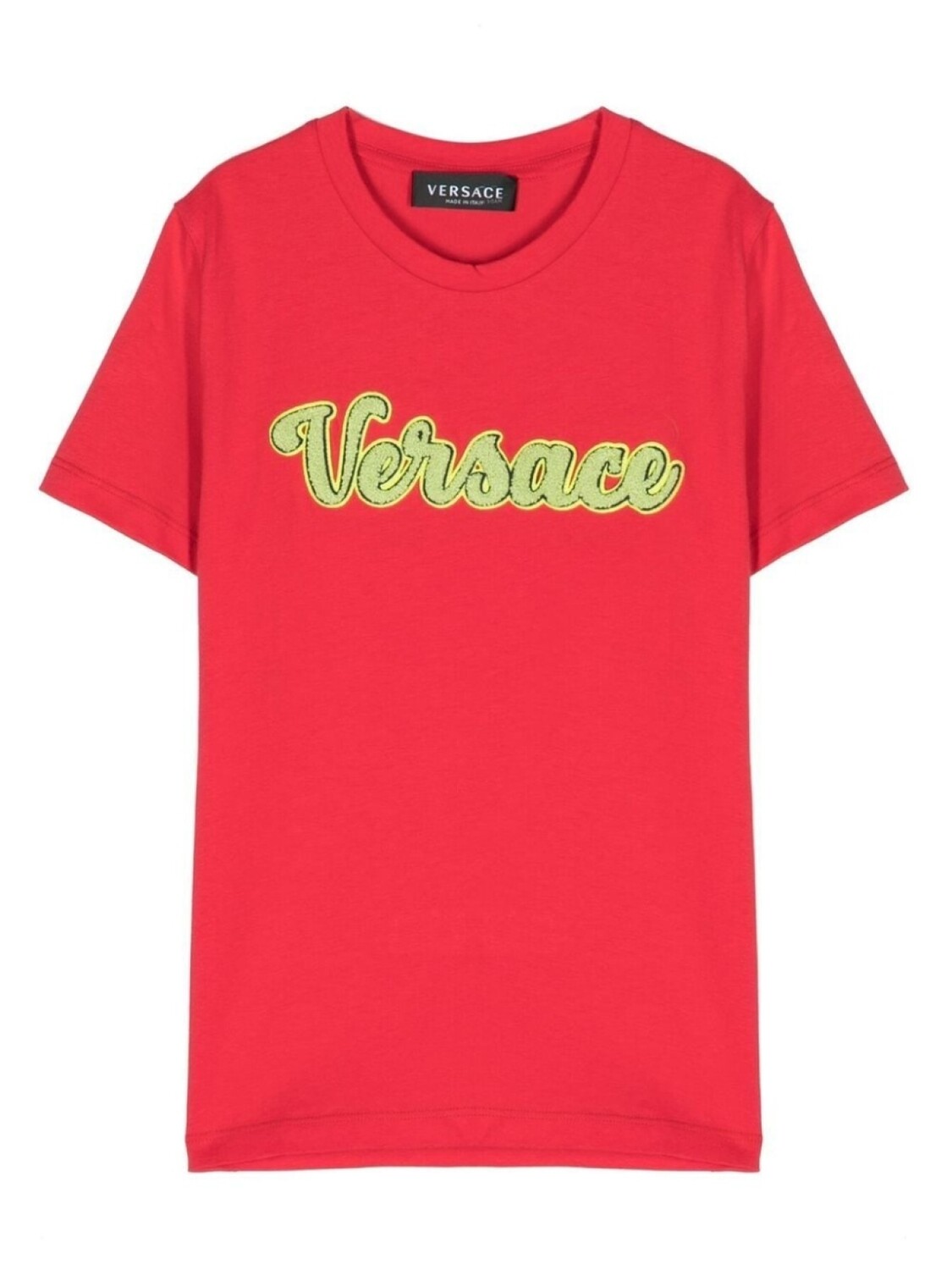 

Versace Kids футболка с логотипом, красный