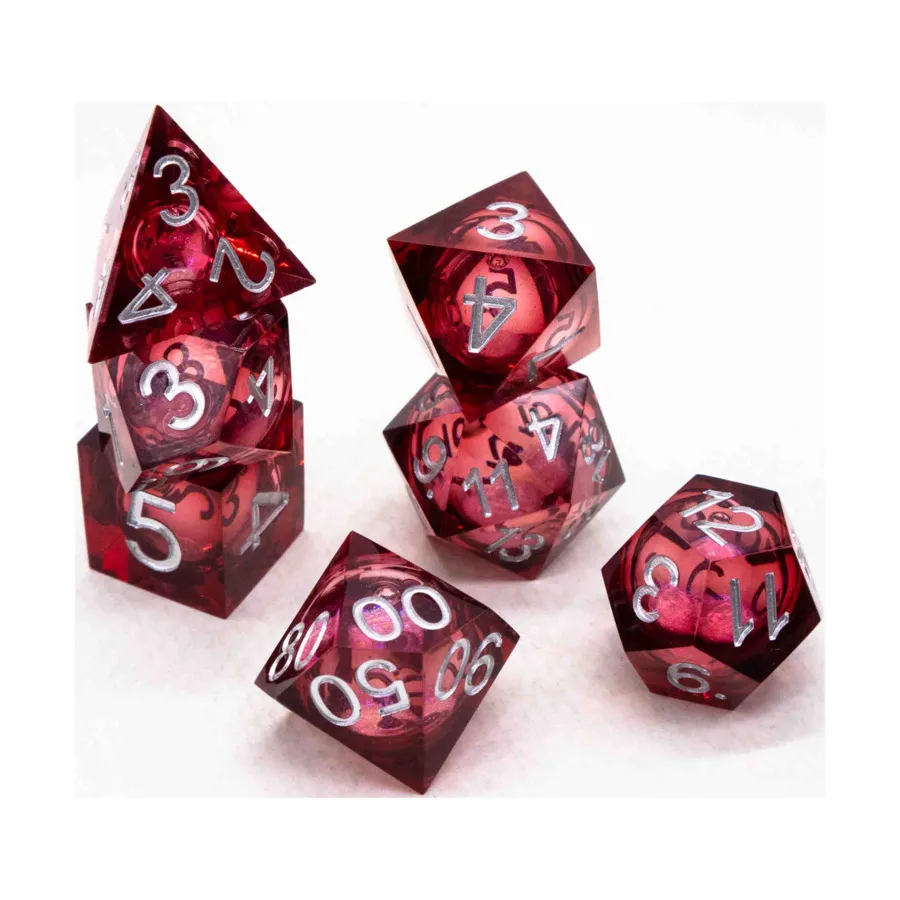 

Поли-набор расплавленных лепестков(7), Liquid Core Dice