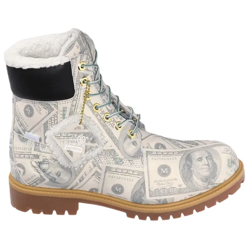 Ботинки Combat Boots 6 дюймов Timberland Supreme x MM6 Maison Margiela Ecru — фото 3