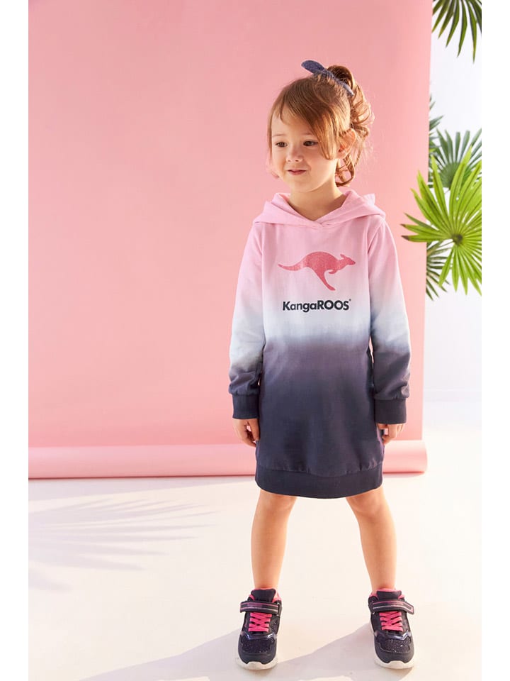 

Kangaroos Платье-толстовка розово-фиолетового цвета