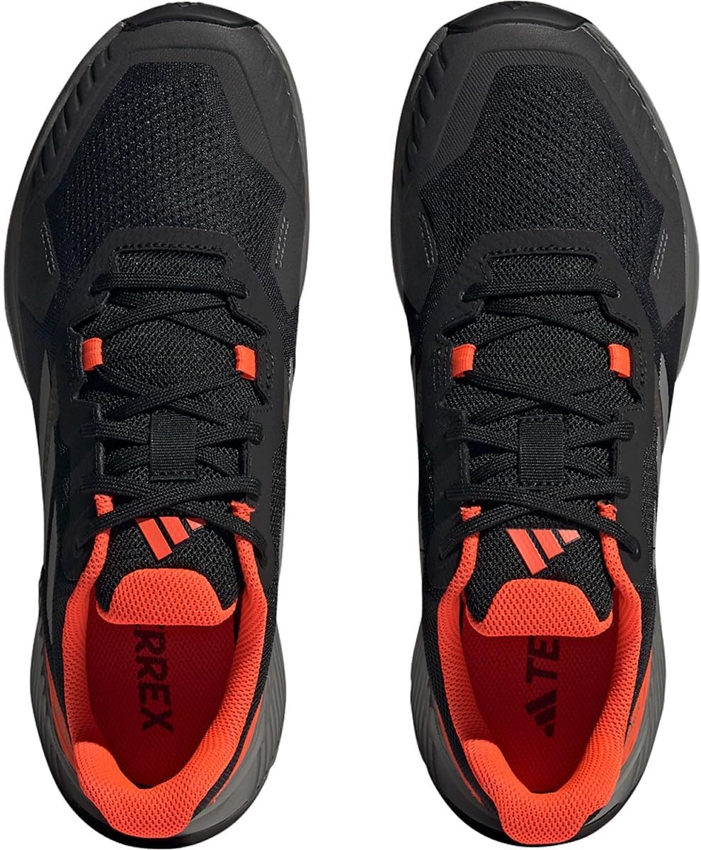 Мужские кроссовки Adidas Terrex Soulstride для трейлраннинга, черный/красный/серый — фото 2