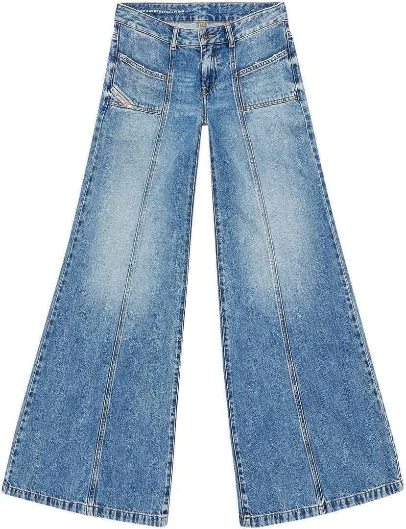 Джинсы клеш Diesel, Denim — фото 4
