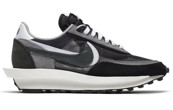 Кроссовки x sacai ldwaffle 'black' Nike, черный — фото 2