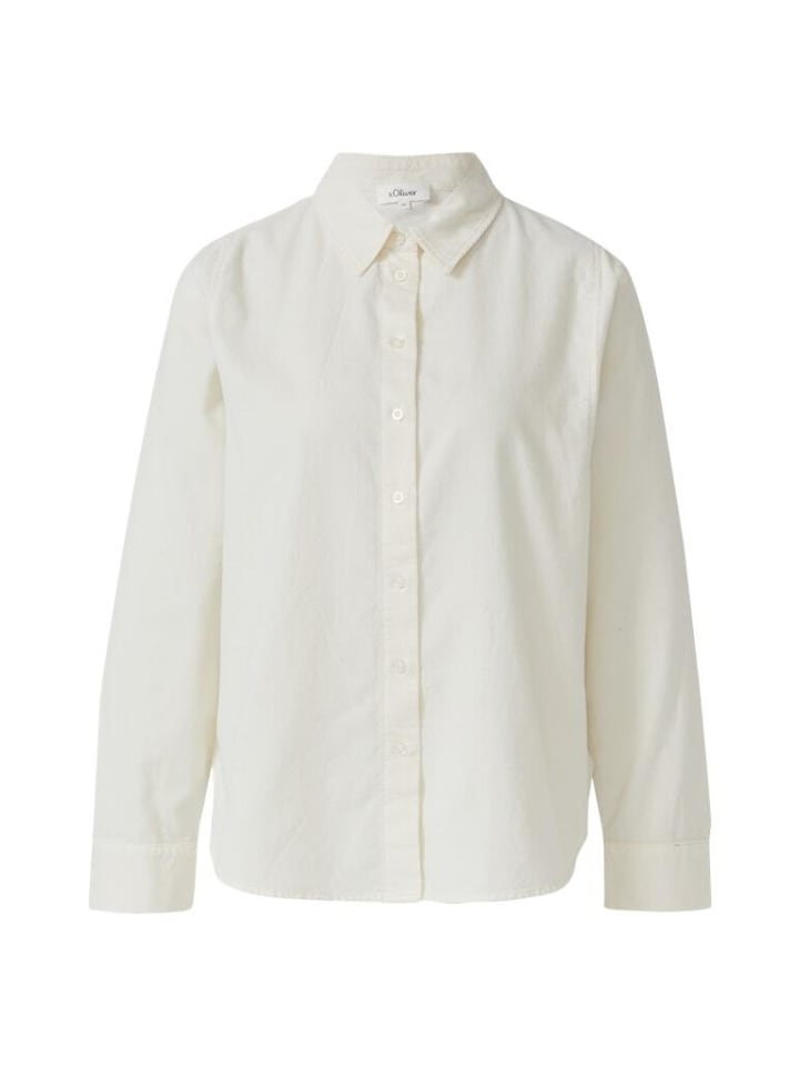 

Блузка с длинными рукавами кремового цвета S.OLIVER RED LABEL