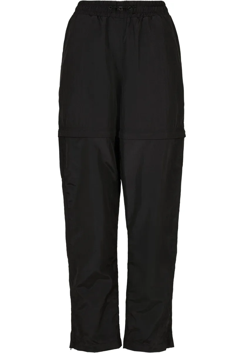 

Тканевые брюки URBAN CLASSICS " Urban Classics Ladies Shiny Crinkle Nylon Zip Pants" (1 шт.), черный