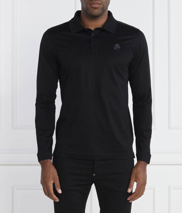 

Поло Karl Lagerfeld ls Regular Fit, черный