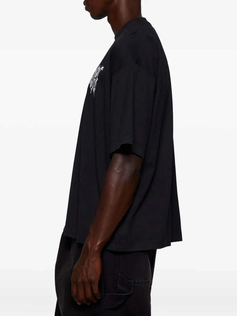 Футболка с графичным принтом Vetements, черный — фото 4