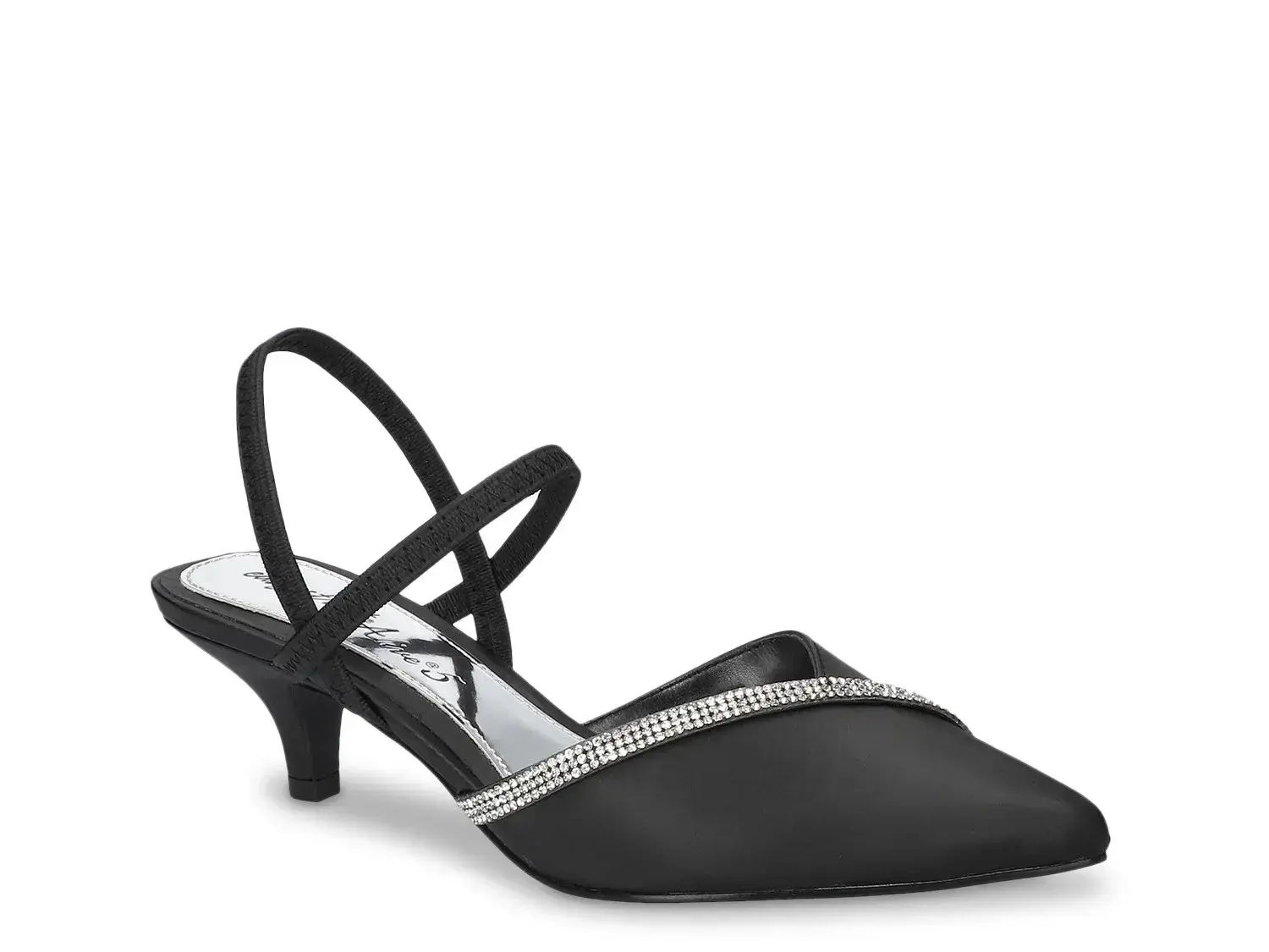 Туфли-лодочки Easy Street Unna Pump, черный атлас