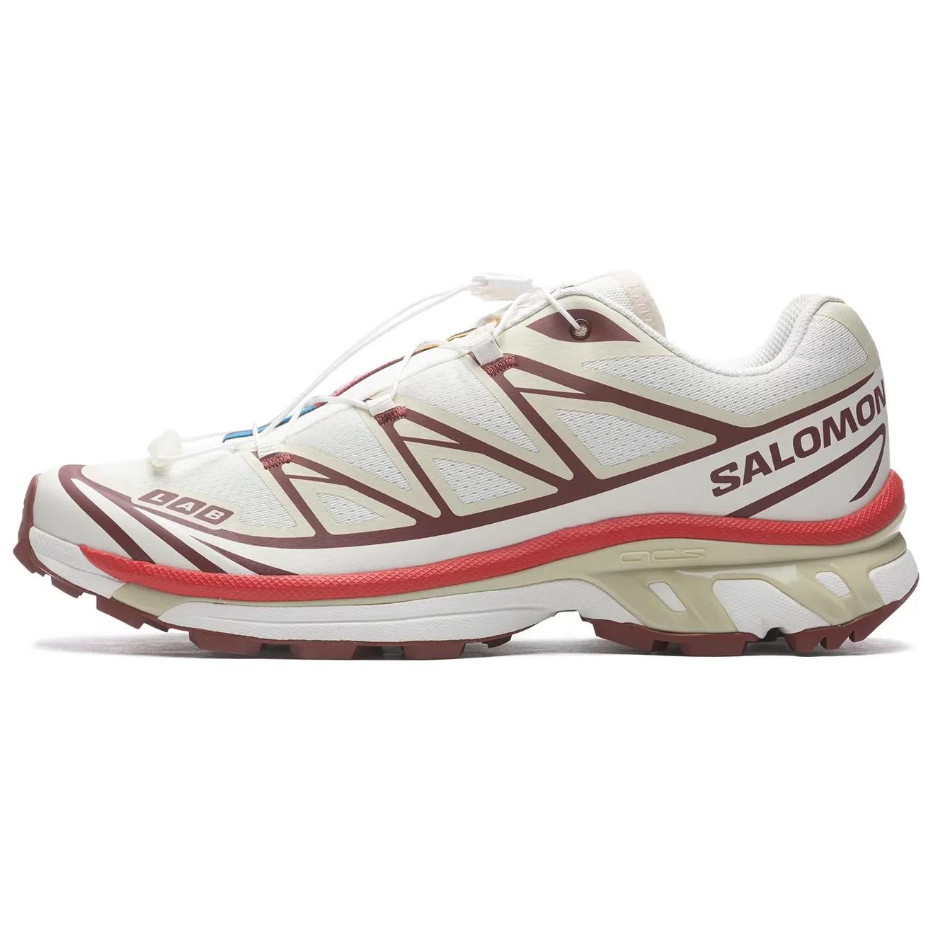 

Кроссовки SALOMON XT-6 'Vanilla Ice Fired Brick', цвет Off-white