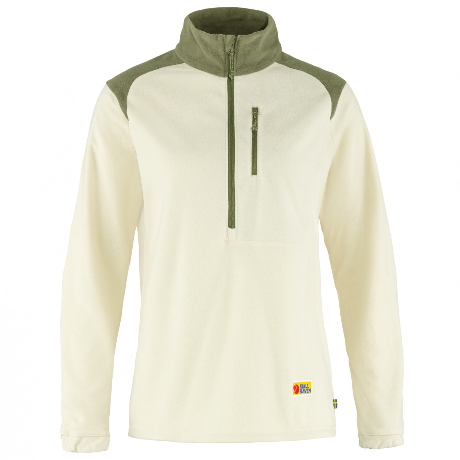 

Флисовый свитер Fjällräven Women's Vardag Lite Fleece, цвет Chalk White/Light Olive