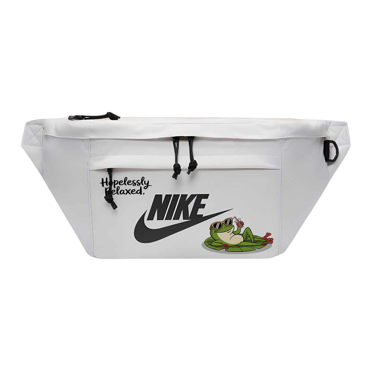 

Nike Одноплечевая набедренная сумка через плечо унисекс белая, Casual Frog