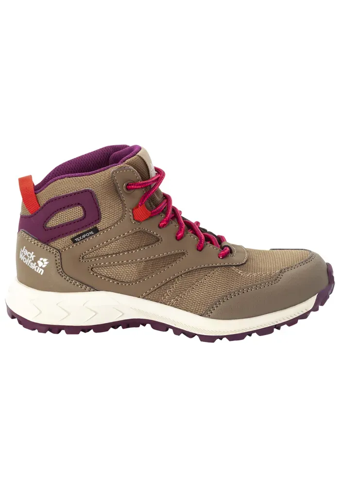 

Кроссовки Jack Wolfskin "WOODLAND TEXAPORE MID K", бежевый