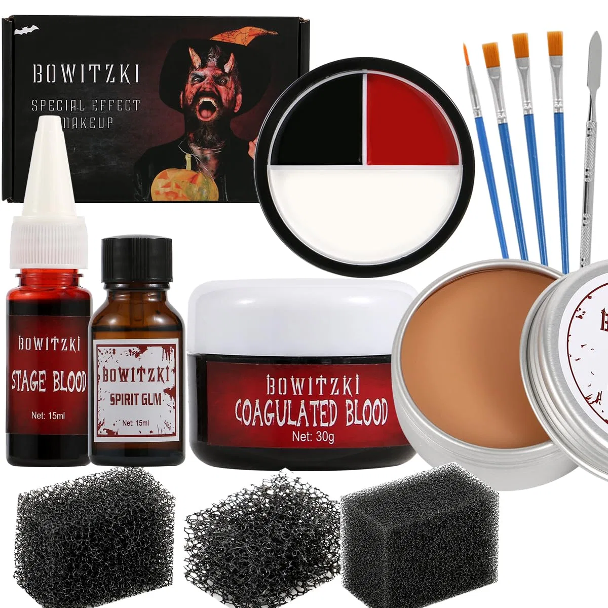Набор для Хэллоуина Bowitzki SFX Makeup Kit для спецэффектов Bowitzki