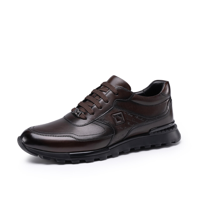 Туфли мужские Men"s Casual Men Low-Top Chrisdien Deny, цвет Coffee — фото 2