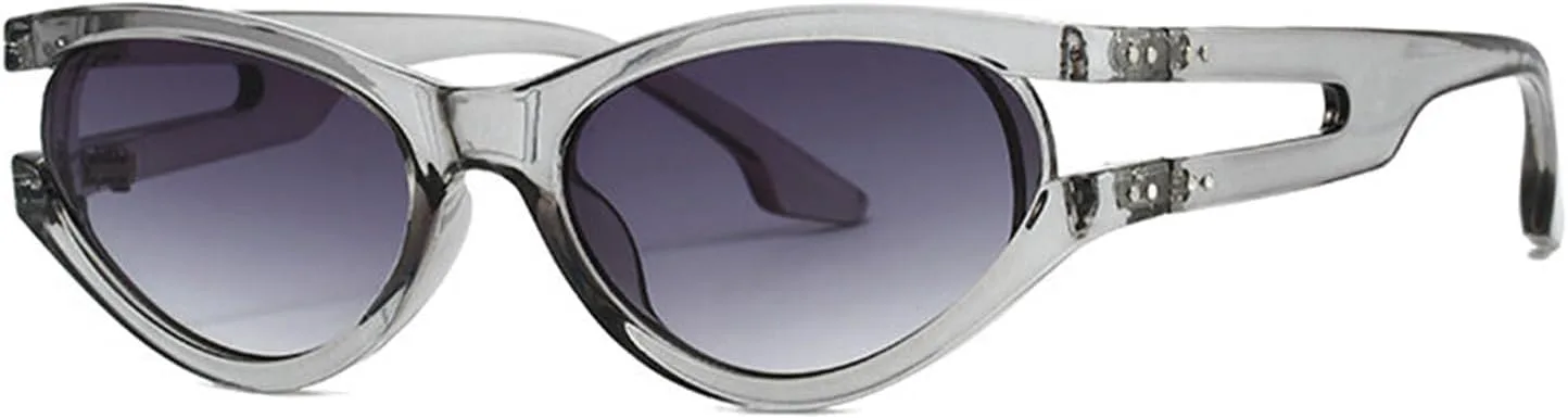 

Солнцезащитные очки «Кошачий глаз» для женщин, модные градиентные оттенки, защита от ультрафиолета UV400; солнцезащитные очки в стиле ретро-панк для мужчин helena, C3