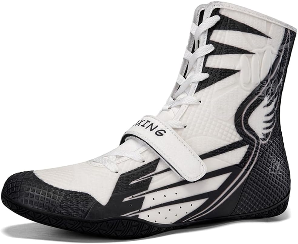 

Борцовки для мужчин, высокие профессиональные боксерские ботинки, боевые, противоскользящие, прочные, дышащие, для пауэрлифтинга, бодибилдинга и тяжелой атлетики Hiuzylqx, D